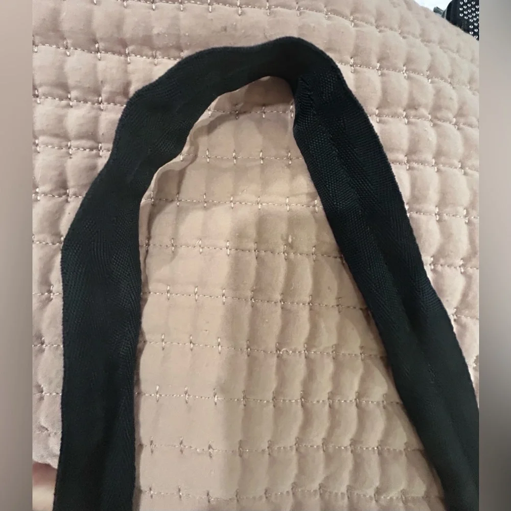Prada Black Nylon Messenger Bag with Silver Hardware